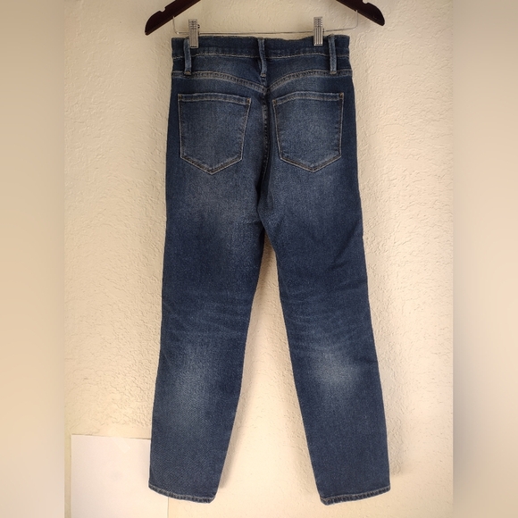 FRAME Le Sylvie Crop Distressed Denim Jeans - Picture 5 of 8